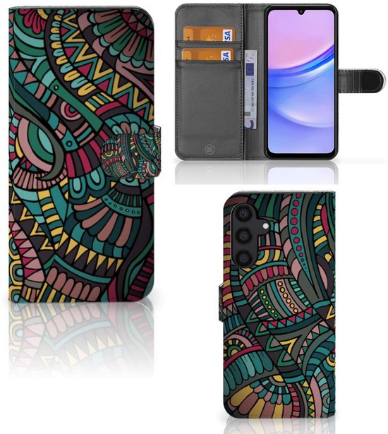 Samsung Galaxy A15 Telefoon Hoesje Aztec
