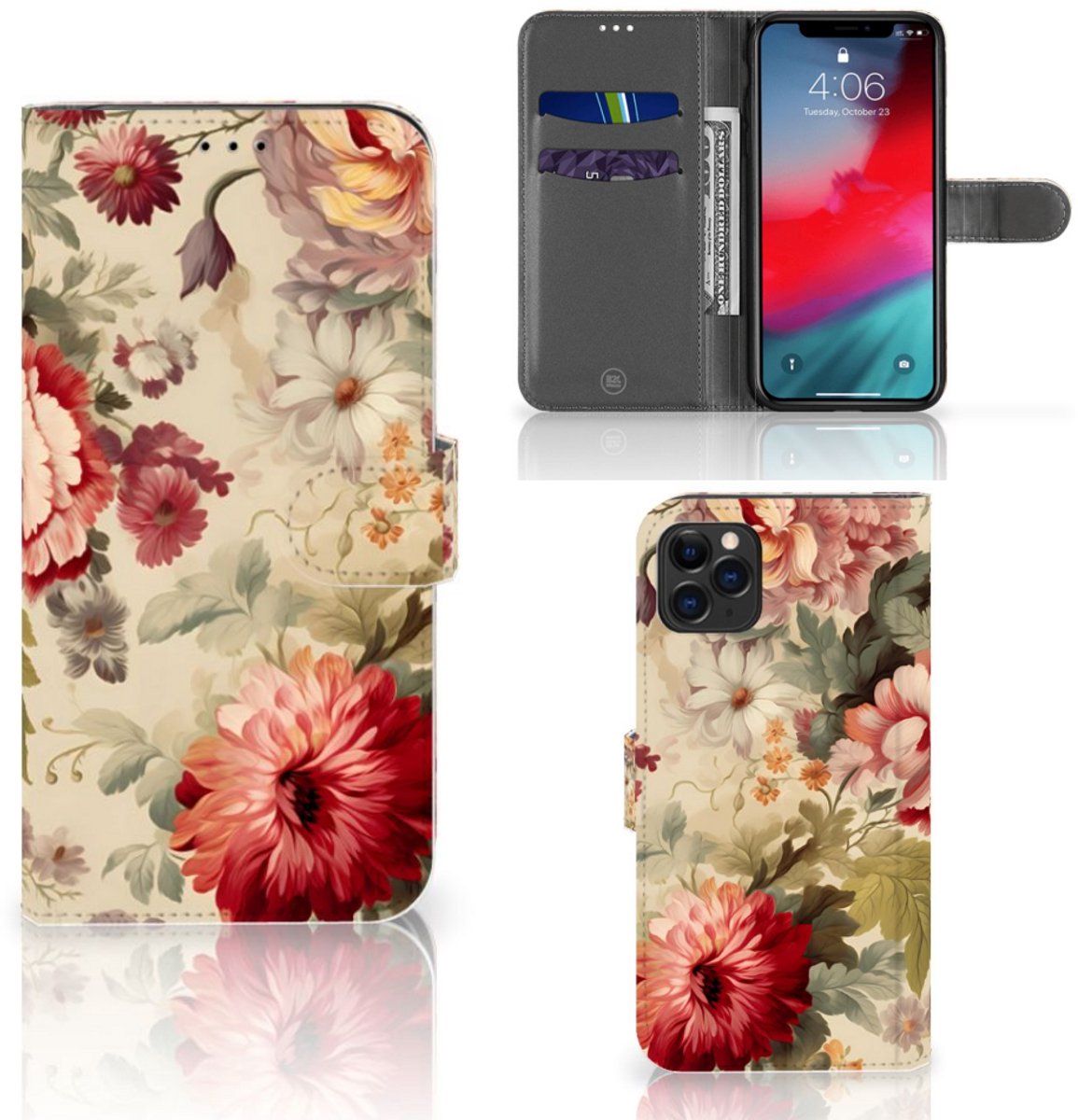 Hoesje voor Apple iPhone 11 Pro Max Bloemen