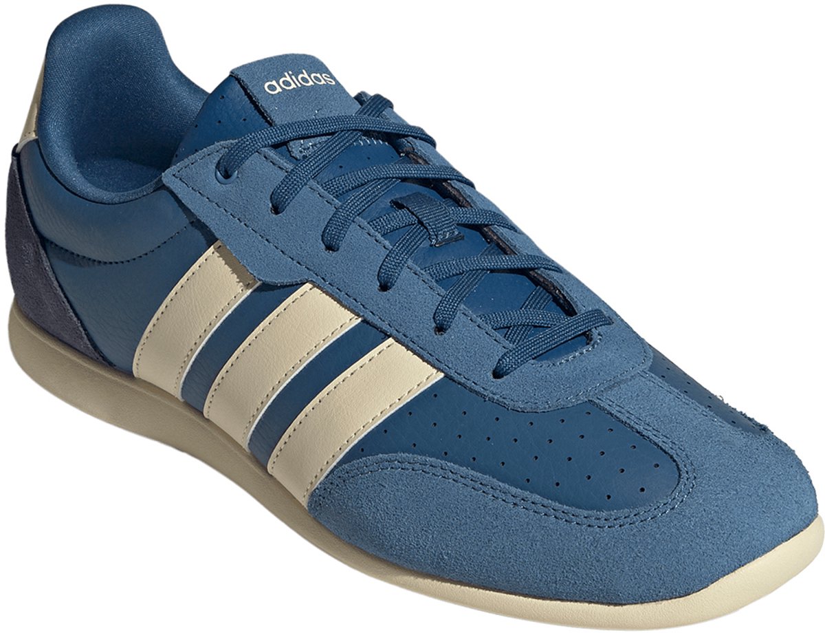Adidas Heren BARREDA LO Sneaker HQ7378 Leer Streetstyle Blauw