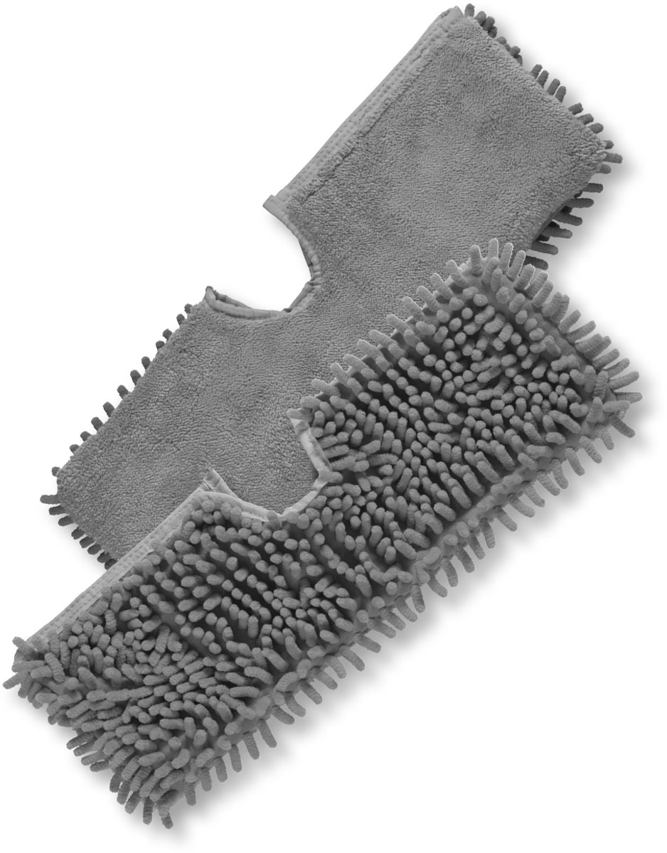 CLEANmaxx vervangende doek set van 2 stuks grijs