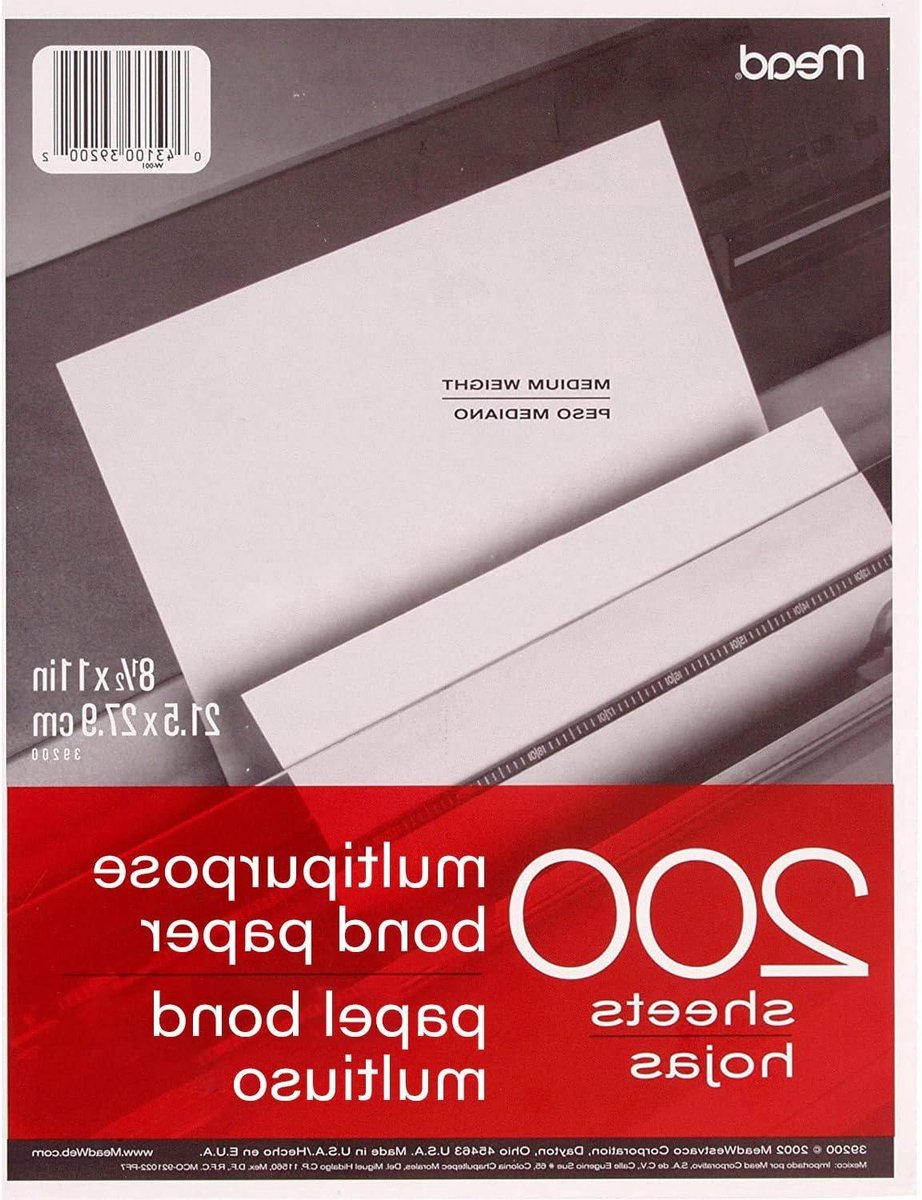 Multipurpose Papier - Schrijfpapier Printerpapier - Dagelijks Printen Schrijven - Veelzijdig Gebruik - 200 Vel - Wit