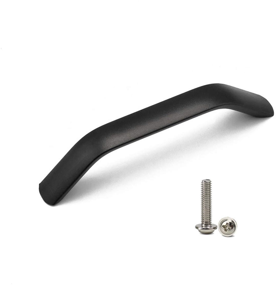 Qrity 96 mm Zwarte Keuken Handgrepen - Set van 10 Aluminium Kastgrepen