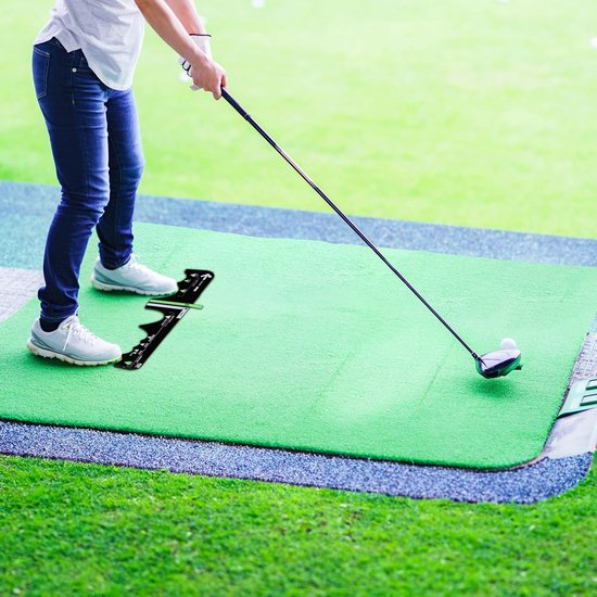 Golf Balpositie Trainer - Golf Swing Hulp - Balslag Verbeteren - Visuele Hulpmiddel - Niet gespecificeerd - Zwart van GOLF — afbeelding 4