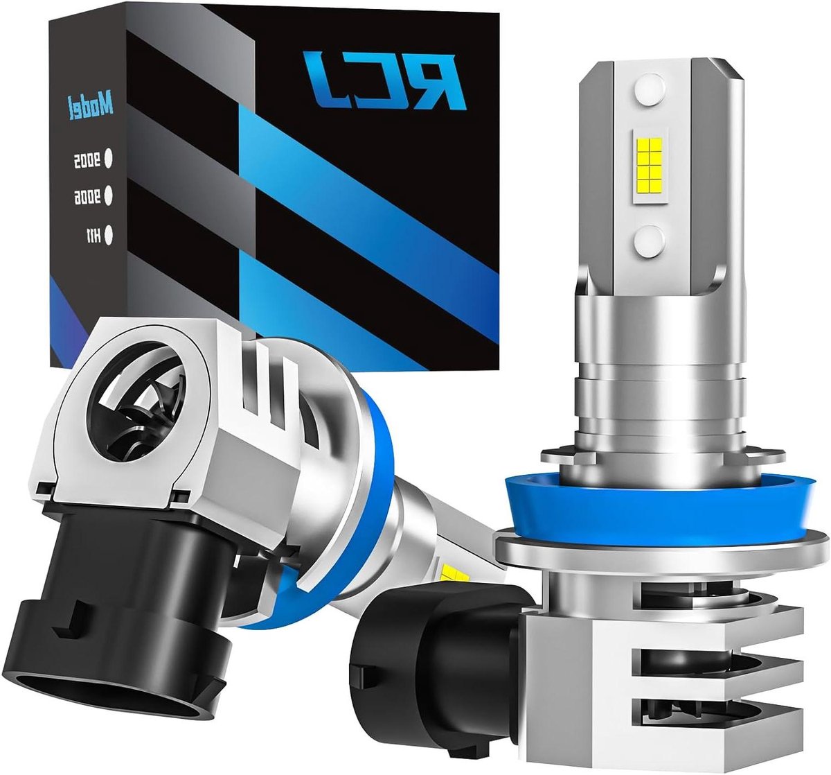 LED Mistlampen - H11 Lampen - Betere Zichtbaarheid - 1:1 Mini Formaat - 16000 Lumen - Koel Wit
