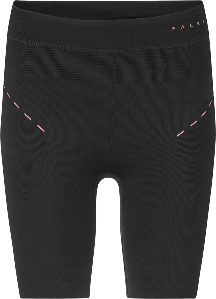 FALKE Training Compression vochtregulerend functioneel broek dames zwart - maat XL