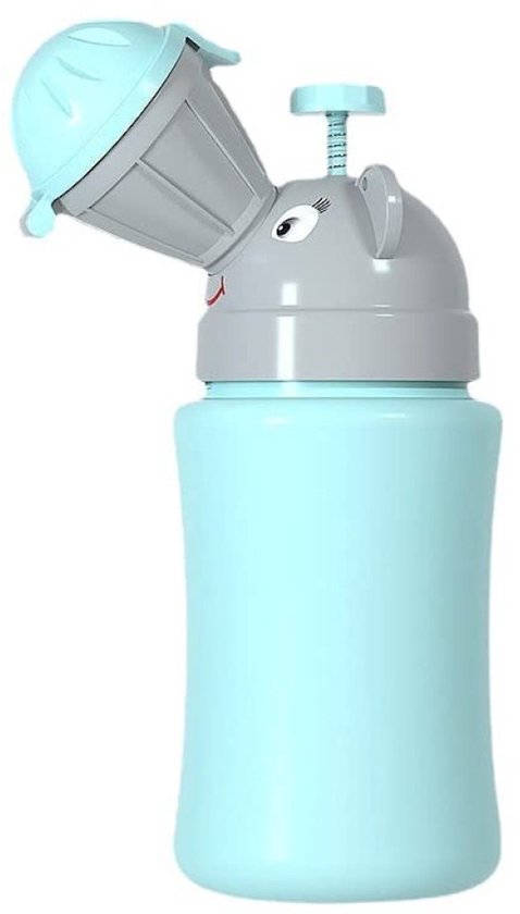 carmdering - Plas Potje - Reis Urinaal - Kinder Potje - Zindelijkheidstraining - 500 ml, lekdicht, ABS, met hendel - Voor jongens, 1-10 jaar - Compact, lichtgewicht, eenvoudig schoon te maken - Perfect voor auto, reis en onderweg