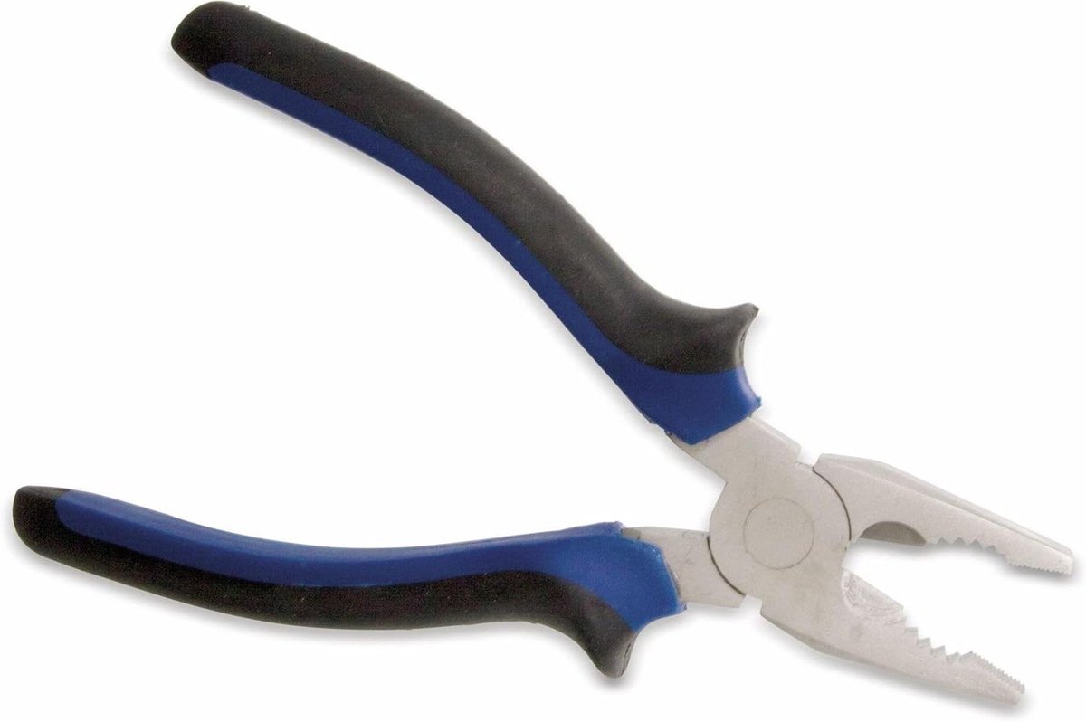 Combinatietang - Multitool Tang - Klus Werk - Antislip Handgreep - 180 mm - Blauw Zwart