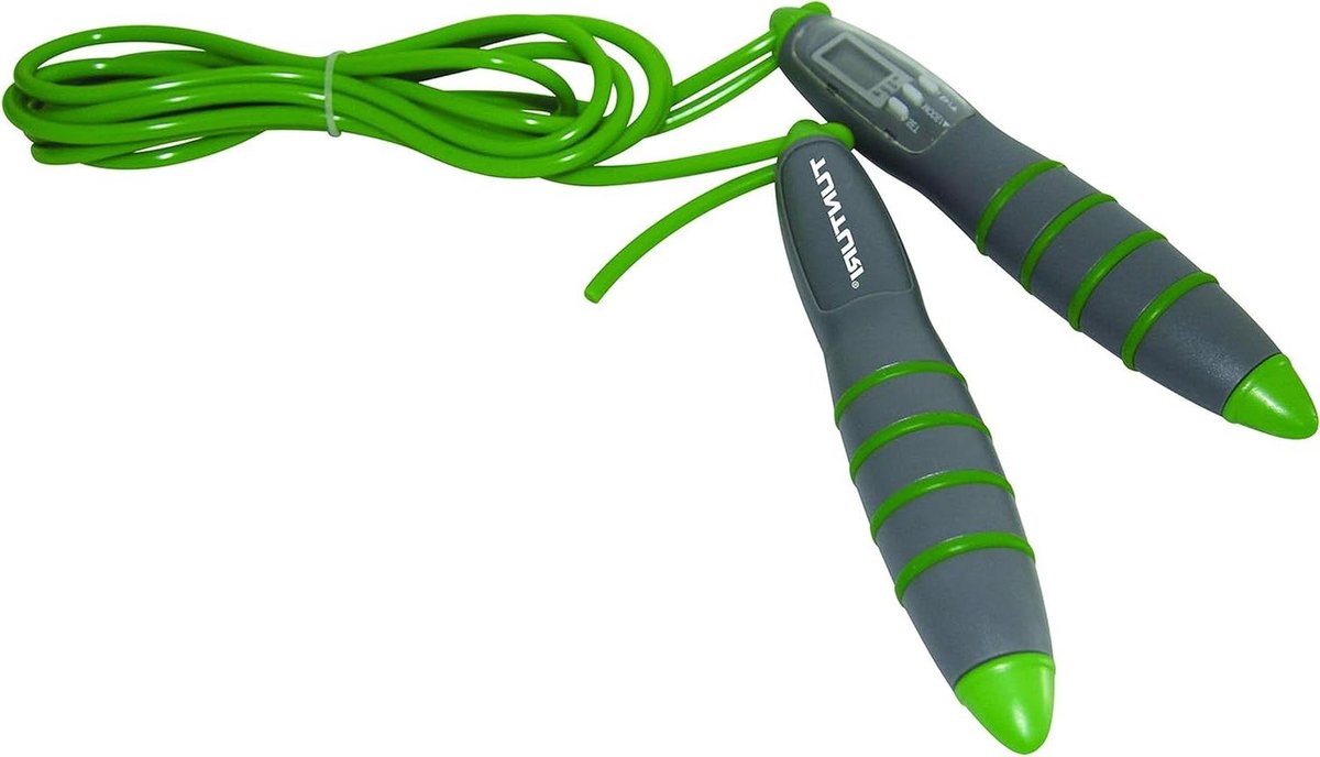Digitale Springtouw - Springtouw met teller - Fitness verbeteren - LCD-scherm met teller - 275 cm - Groen