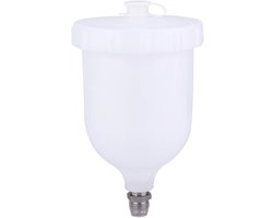 Allecto - Spuitpistool Pot - Vervangende Verfbeker - 600 ml - Hoge Sterkte - Voor D-evilbiss GTI/T-EKNA Pro - Verfpot voor Spuitpistool
