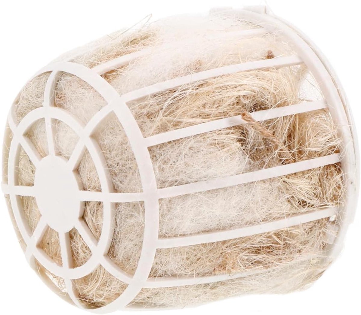 Vogelnestmateriaal Jute - Nestmateriaal Vogels - Vogels Warm Houden - 100% Natuurlijk Materiaal - 7.3 x 7.3 x 6.5 cm