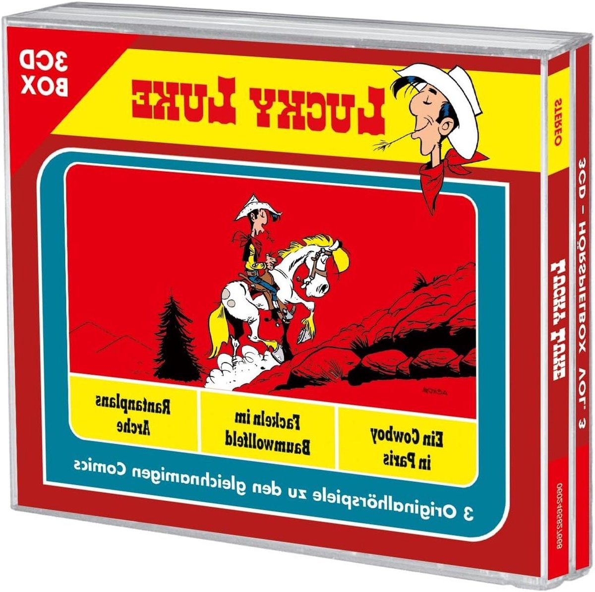 Lucky Luke Hörspielbox - Audio Drama Box - Luisteren naar verhalen - Drie avonturen