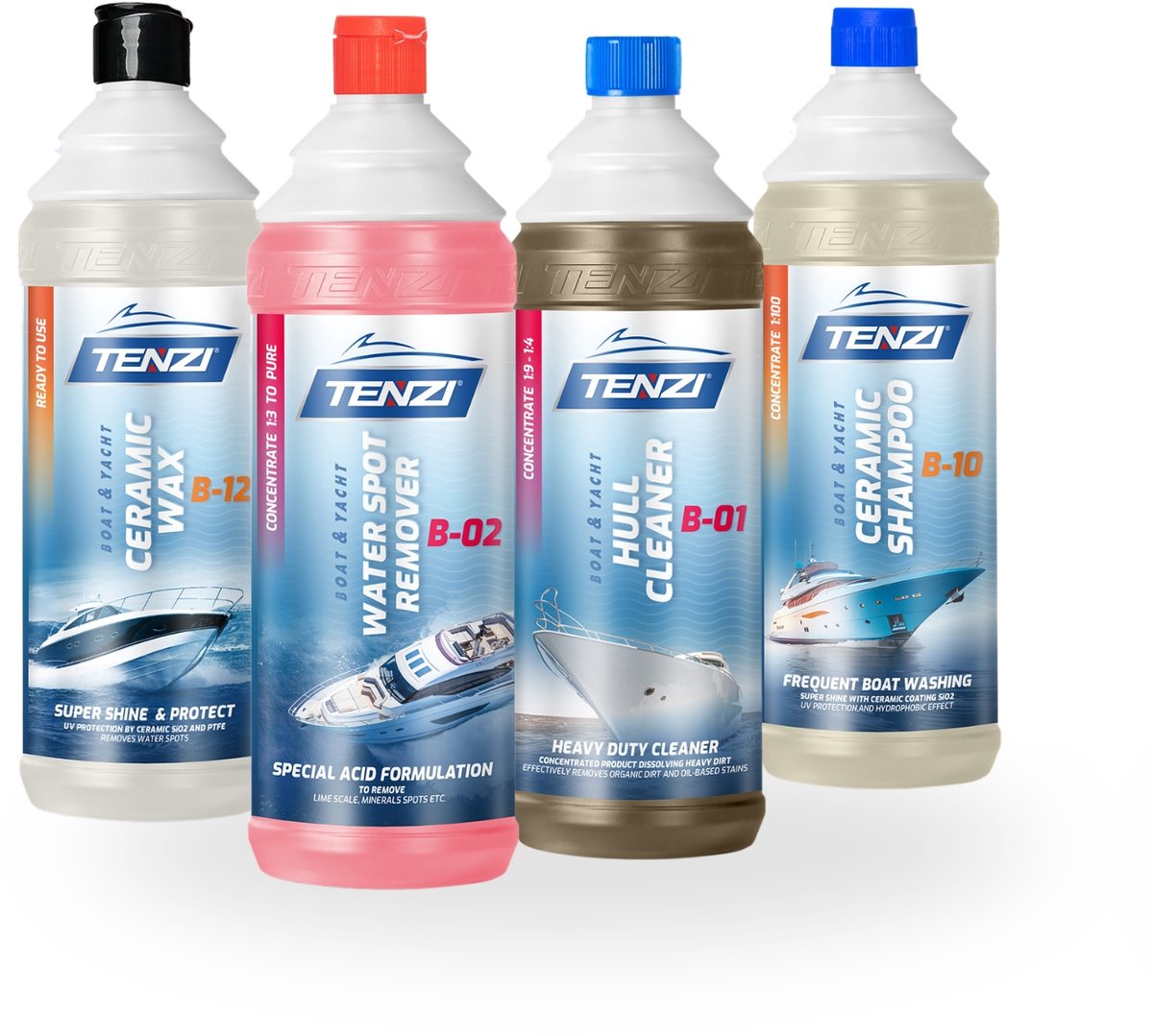 TENZI Boat Exterieur Kit – De Ultieme Marine Bescherming & Glans