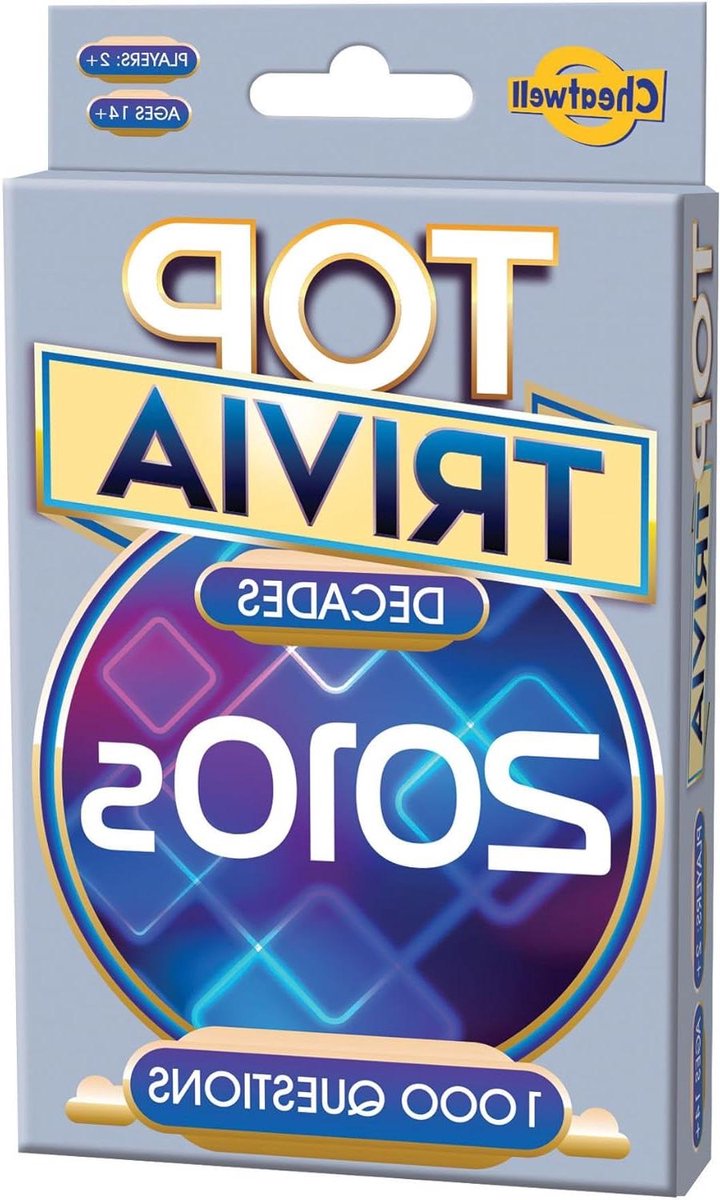 Quizspel - Vragenspel - Feestavond - 1000 Vragen - Eén maat - 2010s