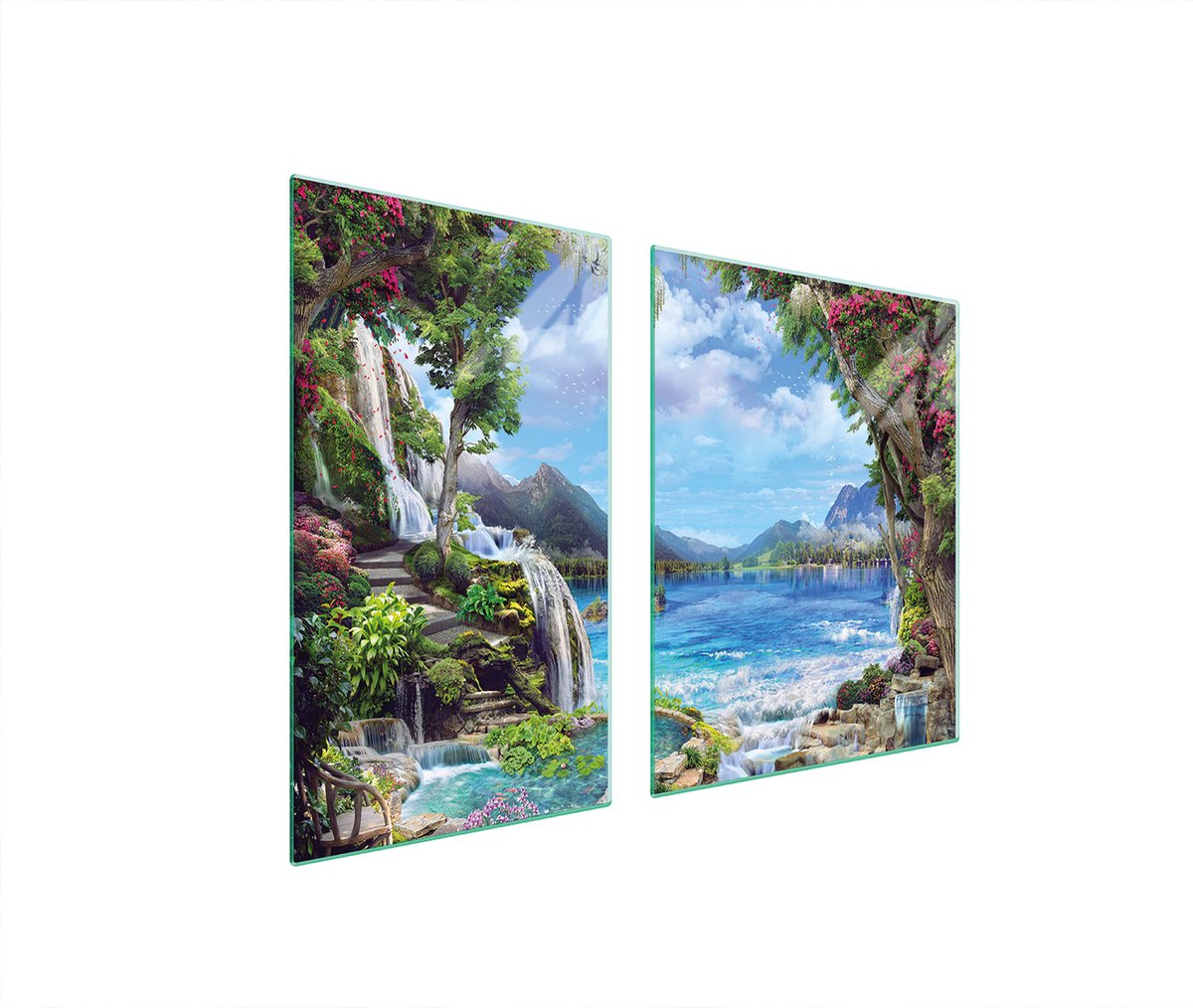 TMK ArtDeko - Snijplank - Glas - 100x52 cm - Gôrisch Thema