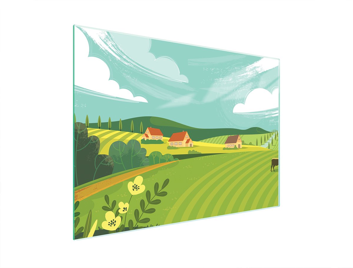 TMK ArtDeko - Snijplank - 40x30 cm - Glas - Antislip