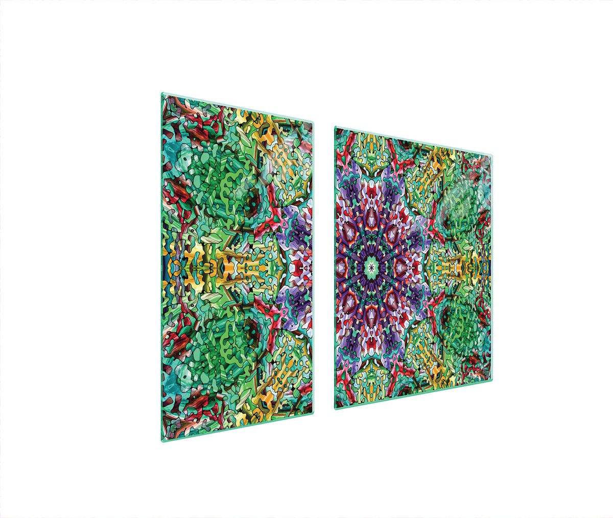 TMK ArtDeko - Panbeschermer - Glasplaat - 90x52 cm - Veelzijdig Gebruik