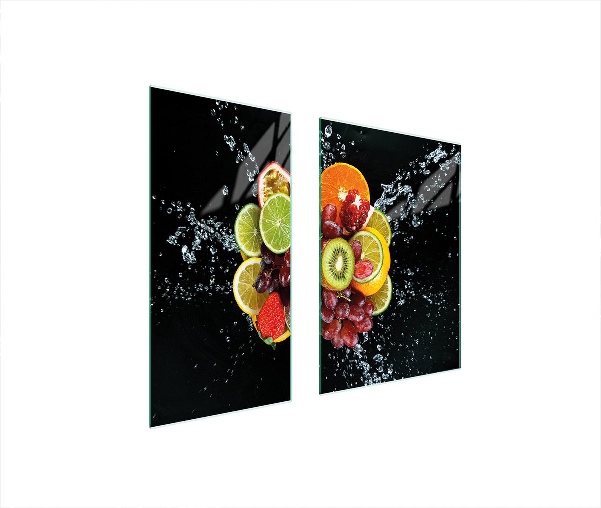 TMK ArtDeko Serie - Snijplank - 75x52 cm - Owoce - Glas