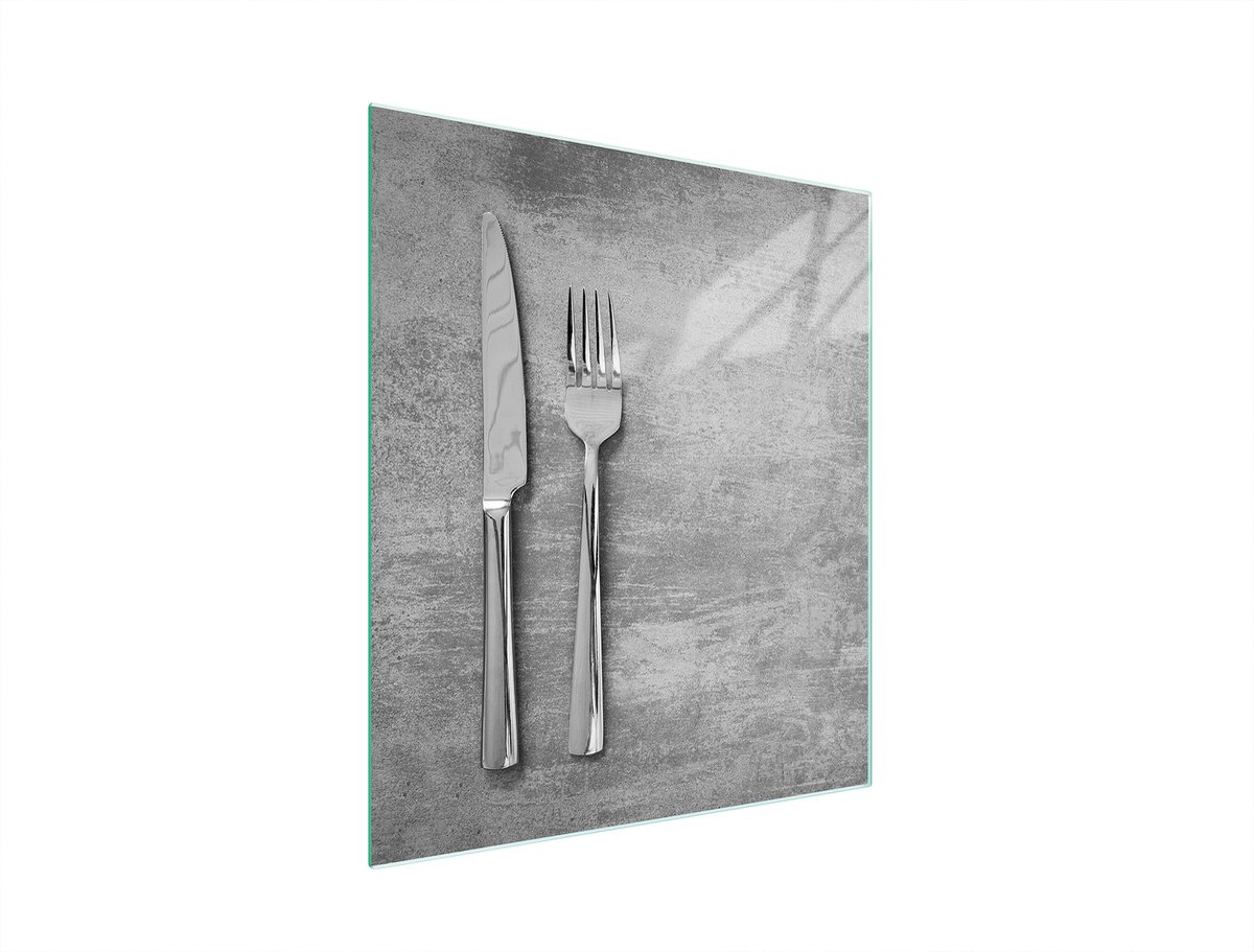 TMK ArtDeko - Snijplank Serie - Glazen Beschermplaat - 45x52 cm - Synthetisch