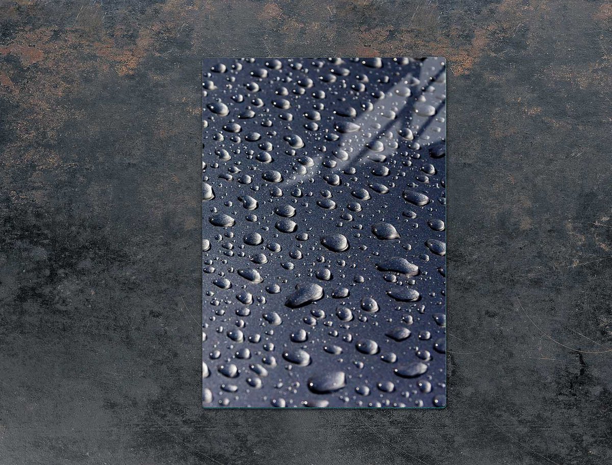 TMK ArtDeko - Snijplank glas - 35x52 cm - Kroplendessin