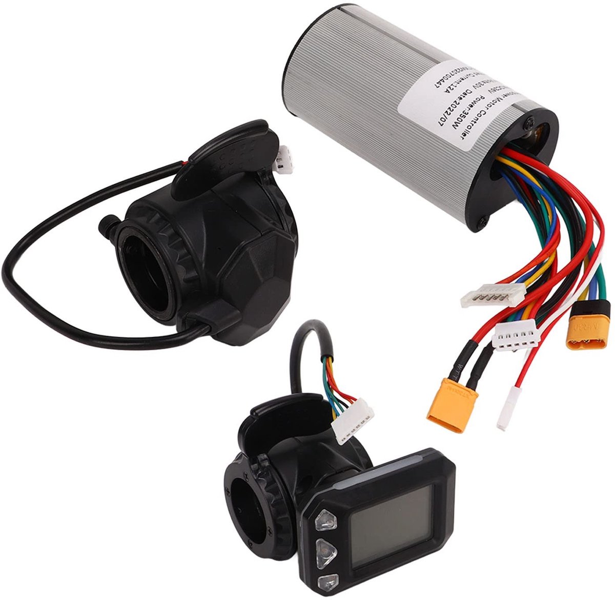 Allecto - Brushless Scooter Controller - Professionele Ebike Conversiekit - Display met Thumb Switch - 350W 36V - Elektrische scooter - Hoogwaardig...