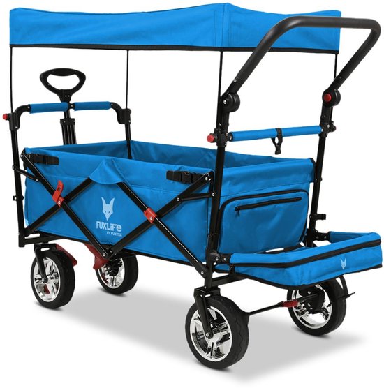FUXTEC Bolderkar CT800 - opvouwbaar - turkoois / blauw van FUXTEC — afbeelding 3