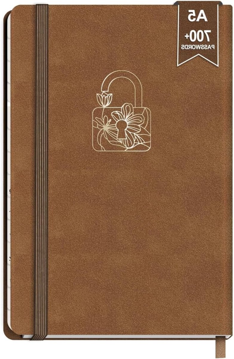 Notitieboeken - Schrijfblokken - Dagelijkse notities - Lotusbloem patroon - 218 cm - Bruin