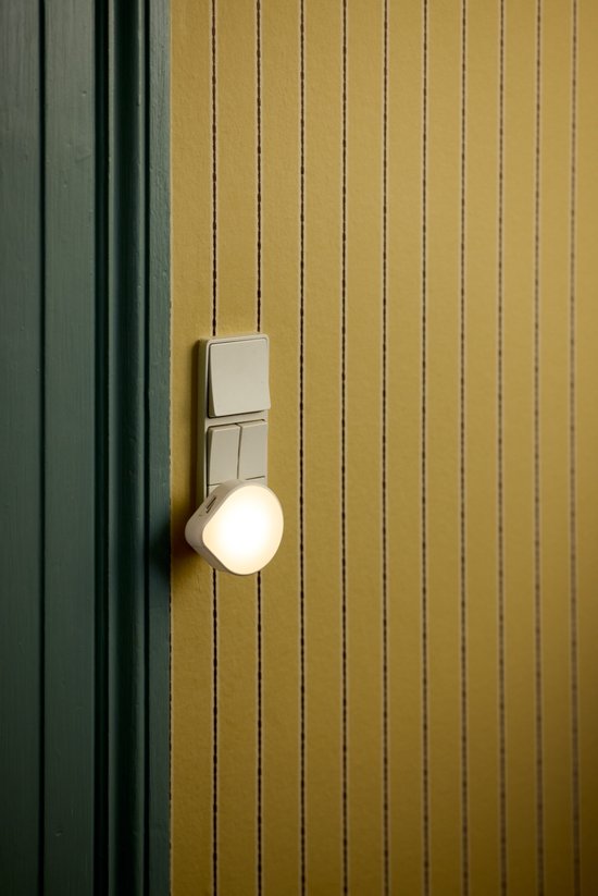OSRAM LUNETTA RAINDROP nachtlampje incl. daglicht- en bewegingssensor, 0,5W, 15lm, wit, regendruppeldesign, warmwit licht bij 3000K, dimbaar, ingebouwde EU-stekker, voor gebruik binnenshuis van Osram — afbeelding 5