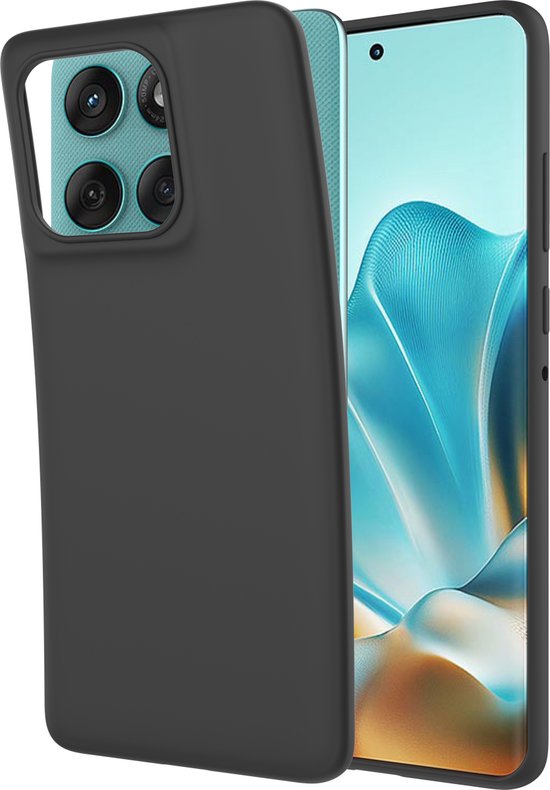Just in case Soft Design Motorola Edge 60 Fusion Back Cover Zwart