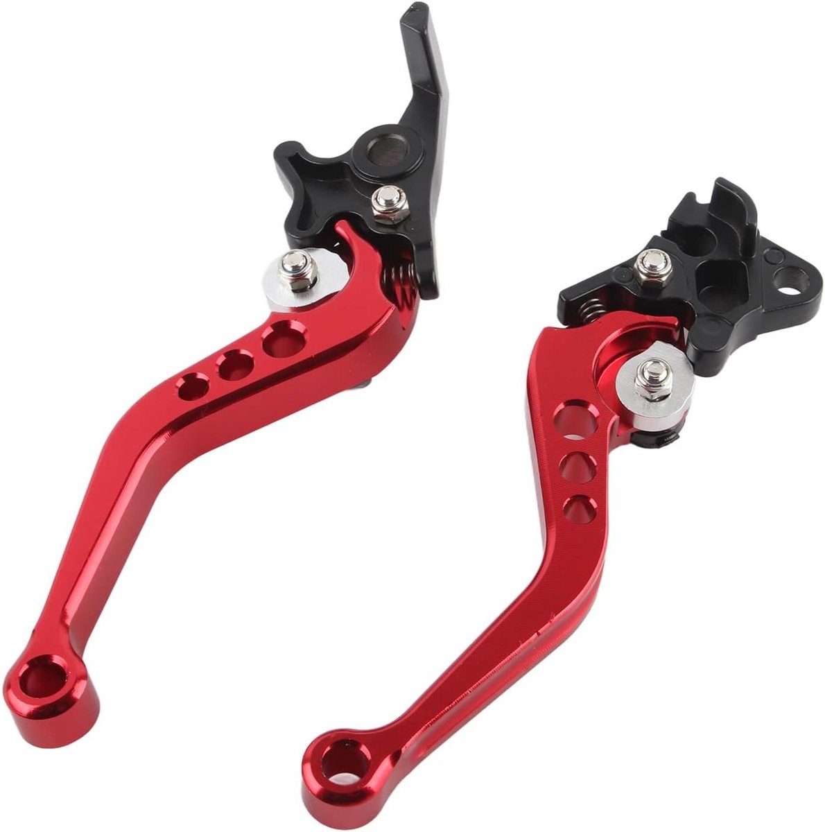 Motor Koppelingshendel - Remhendel Set - Motor Rijveiligheid - Botsingsbestendig Ontwerp - 22mm Stuur - Rood