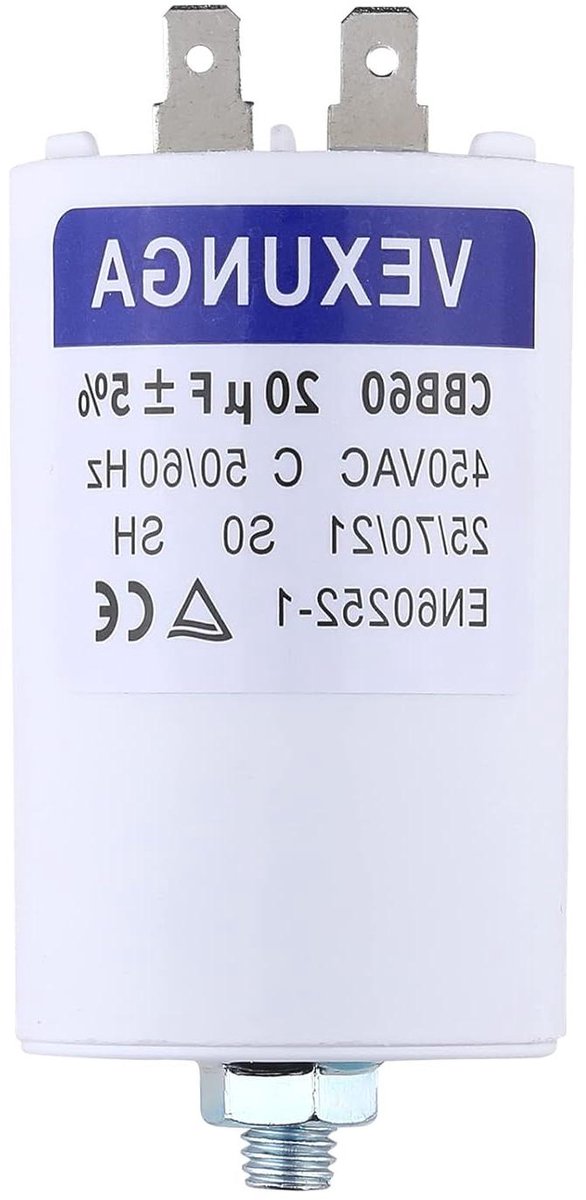 Startcondensator Motor - Motor Condensator - Apparaten Starten - Hoge Capaciteit - 20uF 450V - Zwart