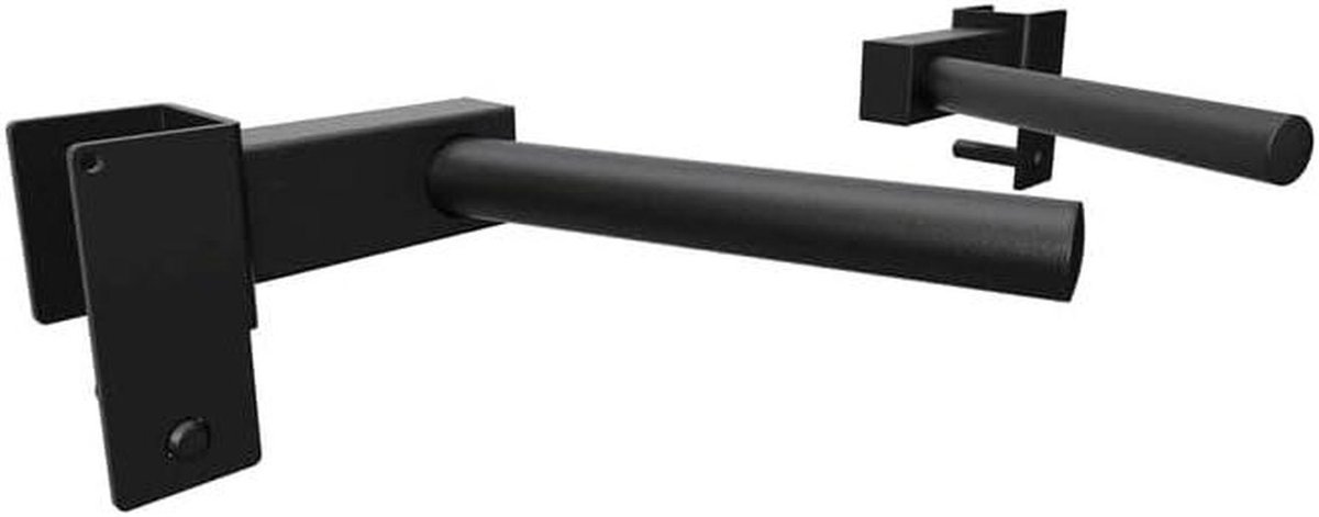 Dip Station - Parallel Bars - Kracht Training - Verstelbare Handgrepen - 9 kg - Zwart