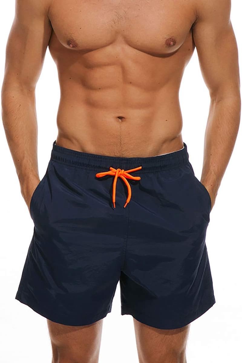 Heren Strandshorts voor Zomer, Ademend en Comfortabel, Ideaal voor Zwemmen en Training, Met Trekkoord en Mesh Voering