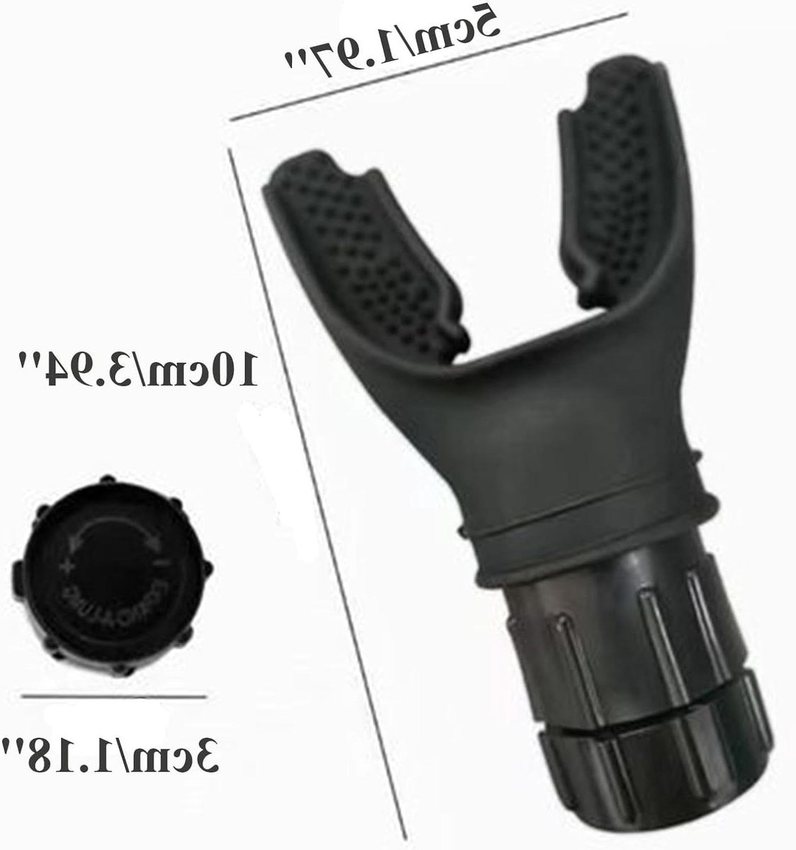 Ademtrainer - Longtrainer Ademspierentrainer - Ademspieren Trainen - Verstelbare Weerstand - Compact Ontwerp - Zwart