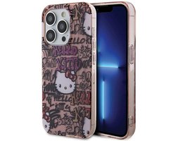 Hello Kitty Graffiti Serie - Hardcase Hoesje - iPhone 13 Pro Max - Rood - Graffiti Ontwerp
