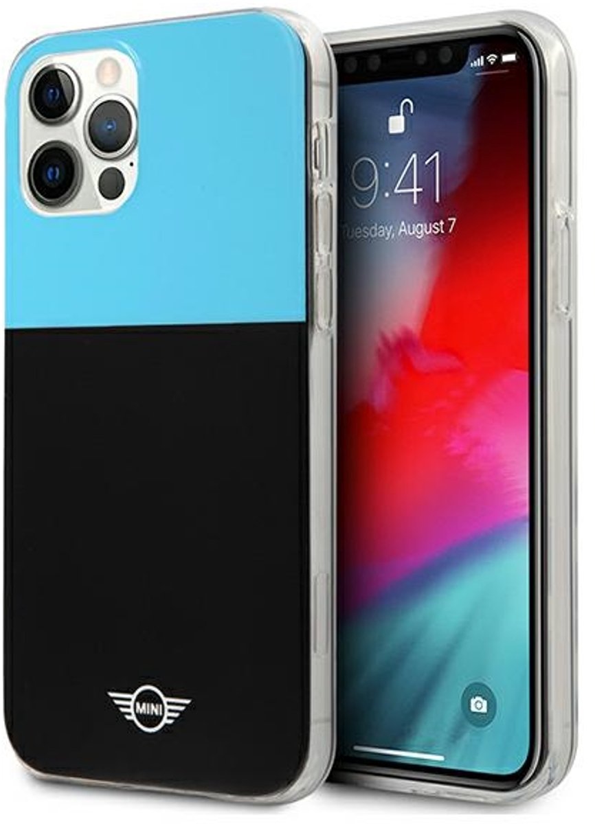 Mini MIHCP12MPCUCBLB iPhone 12/12 Pro 6,1" blauw/blauwe harde hoes Color Block