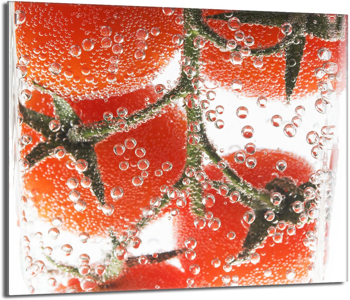 TMK ArtDeko Serie - Glazen Beschermplaat - 60x52 cm - Pomidor