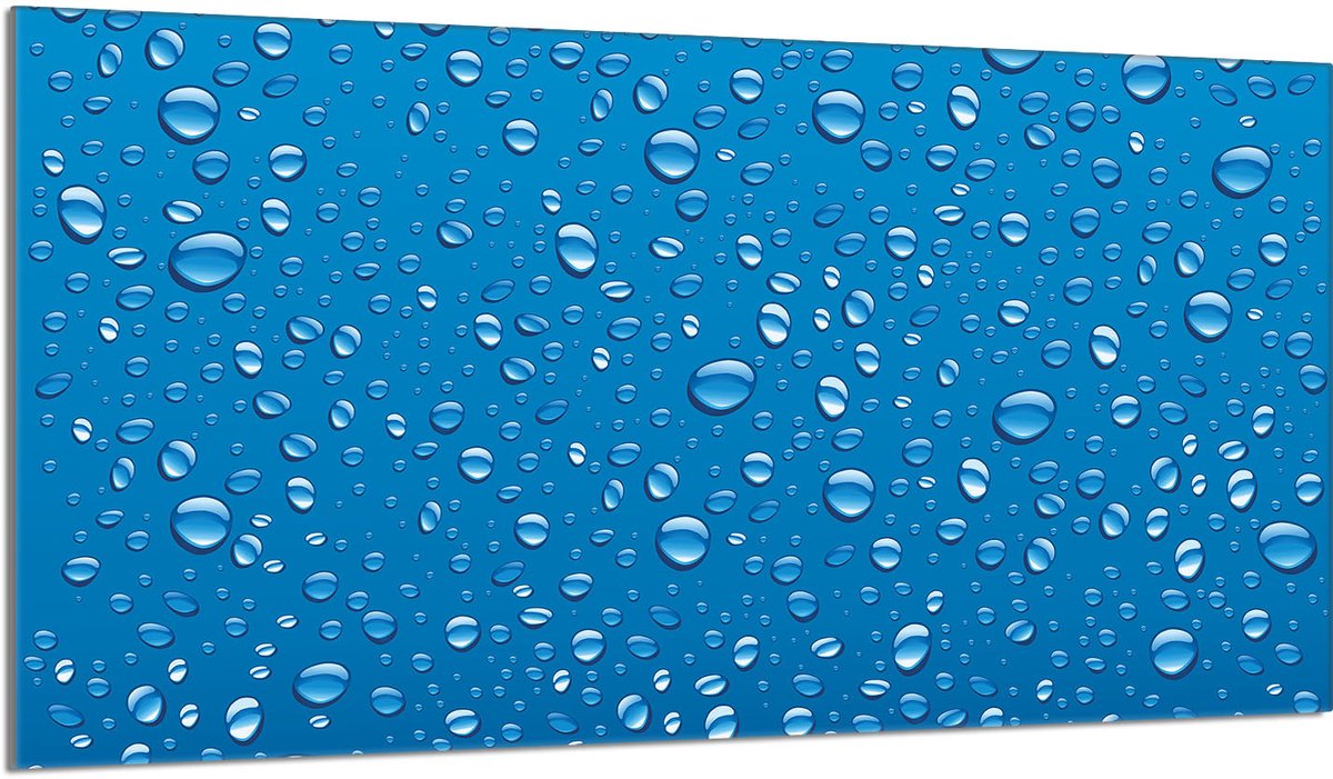 TMK ArtDeko - Snijplank - 90x52 cm - Glas - Krople