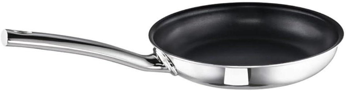 Koekenpan Gecoat - Koekepan Antiaanbak - Bakken en Braden - XXStrong-diamond Antiaanbaklaag - 20 cm - Roestvrij Staal