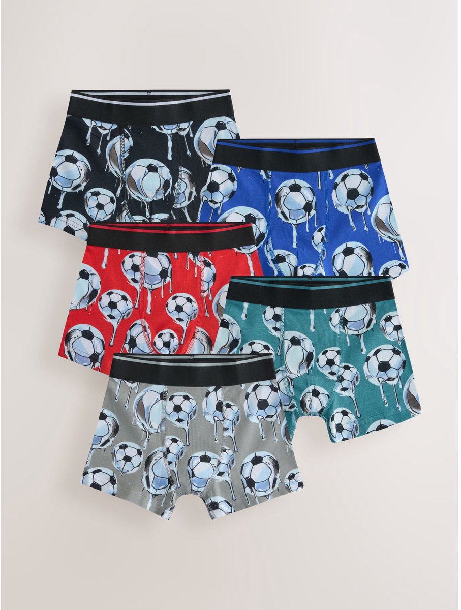 Next - Jongens - Set van 5 boxershorts - Blauw