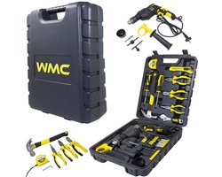 WMC Série 1059 - Set d'outils avec visseuse à choc - 59 pièces - Forets et lames de scie inclus