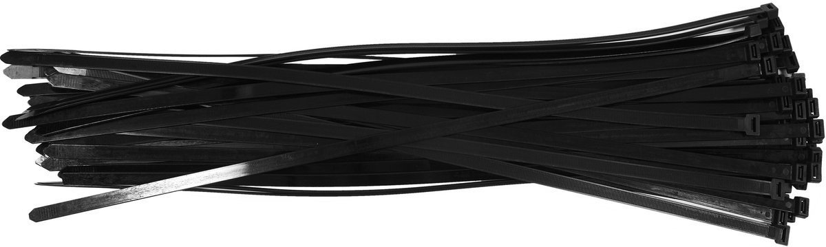Yato - Plastic Verbindingsbanden - 350x7,6mm - Zwart - 50 Stuks