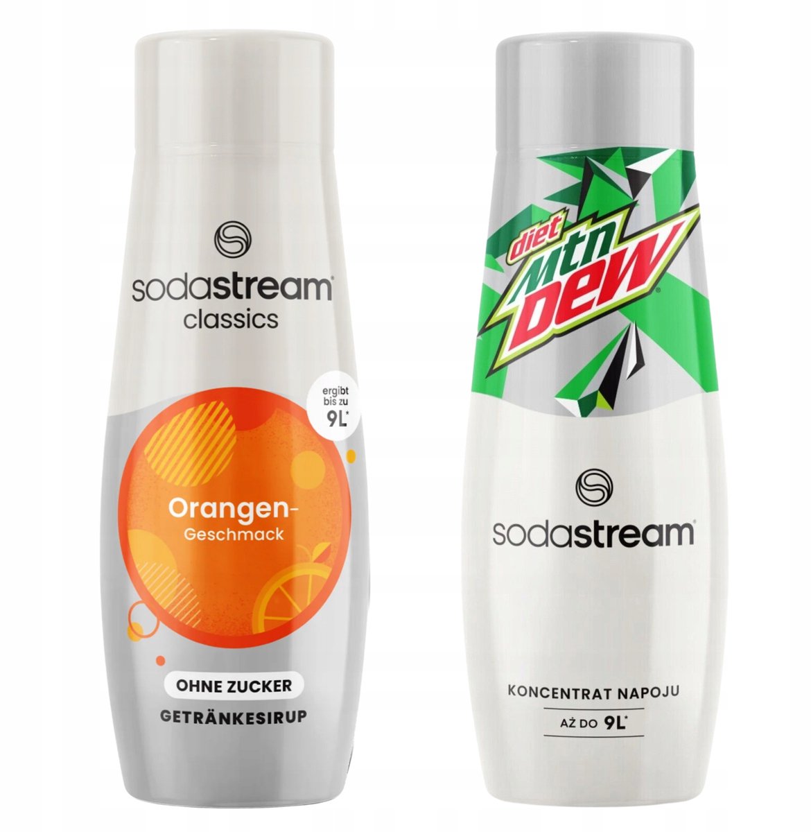SodaStream - Orangensiroop Zero - Zonder Suiker - Mountain Dew Concentraat