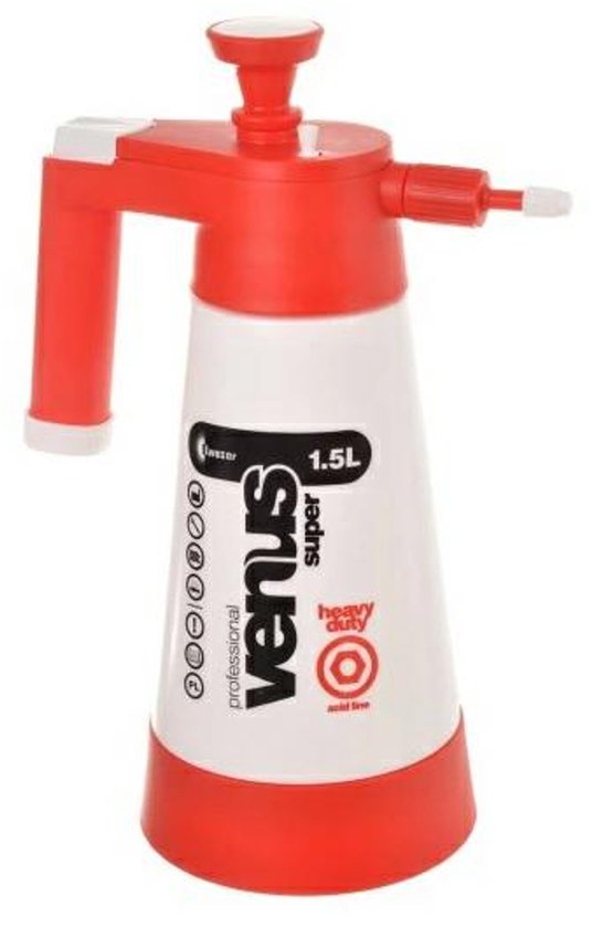 Kwazar Red Venus Super Pro+ HD Acid Handpomp sprayer - 1500ml van Kwazar — afbeelding 4