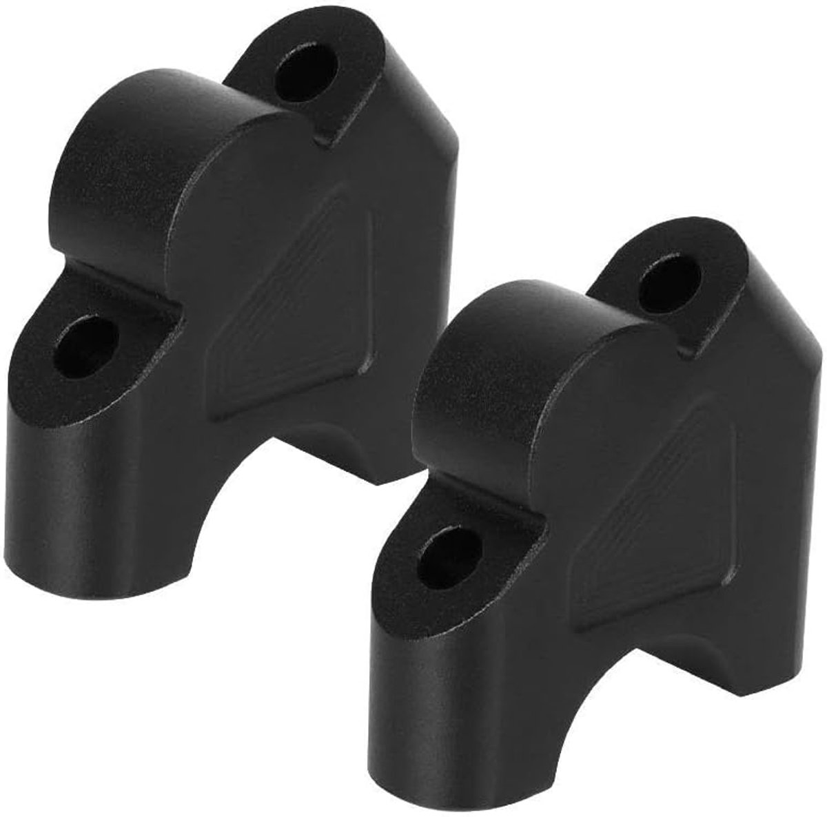 Stuurverhoger Motor - Verstelbare Handgrepen - Comfortabel Rijden - 30mm Hoger 25mm Terug - Aluminiumlegering - Zwart