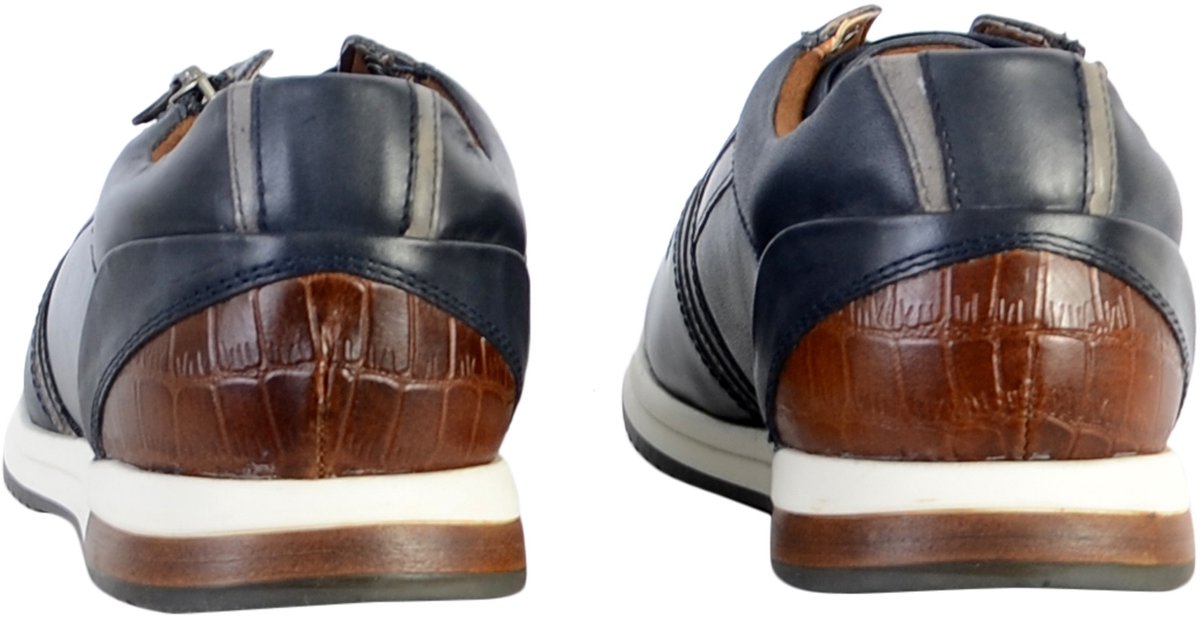 Ludic leren sneakers