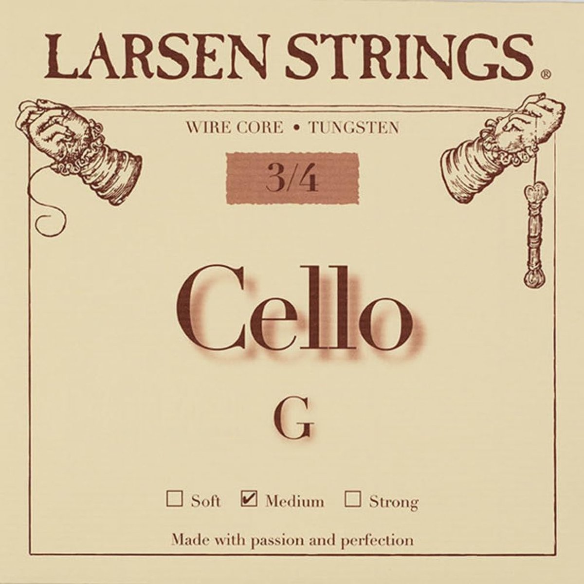 Cello Snaren - Kleine Maten - Muziek Maken - Synthetische Kern - 3/4 Medium