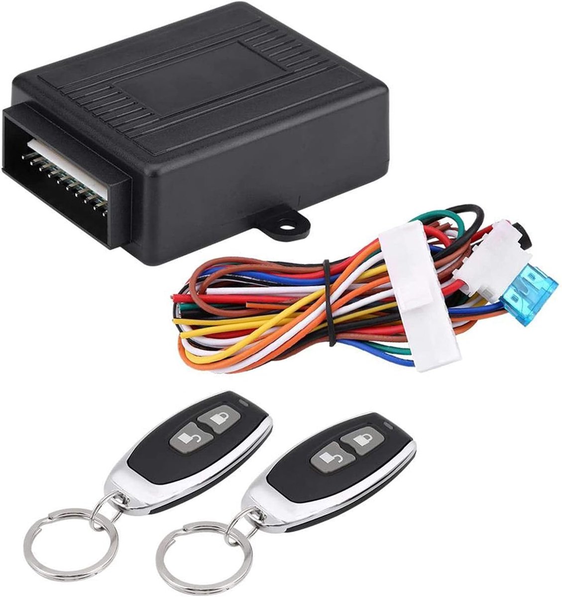 SnelShoppen - Universele Auto Centrale Deurslot Kit, Keyless Entry Systeem, Afstandsbediening Auto Deurslot, 4 Deuren, Eenvoudige Installatie, Geschik
