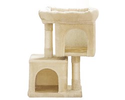 Feandrea PCT611M01V1 - Krabpaal voor Katten - Grote Platform - Sisalstammen - Voor Kittens tot 3 kg
