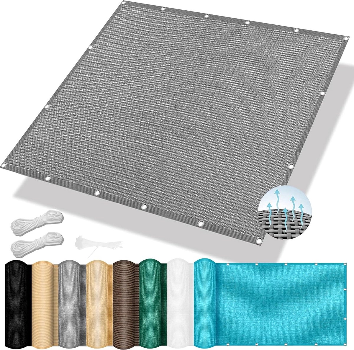 Zonnezeil Tuin - Schaduwdoek Terras - Buiten Zonnen - UV Beschermend Ademend - 150x1000cm