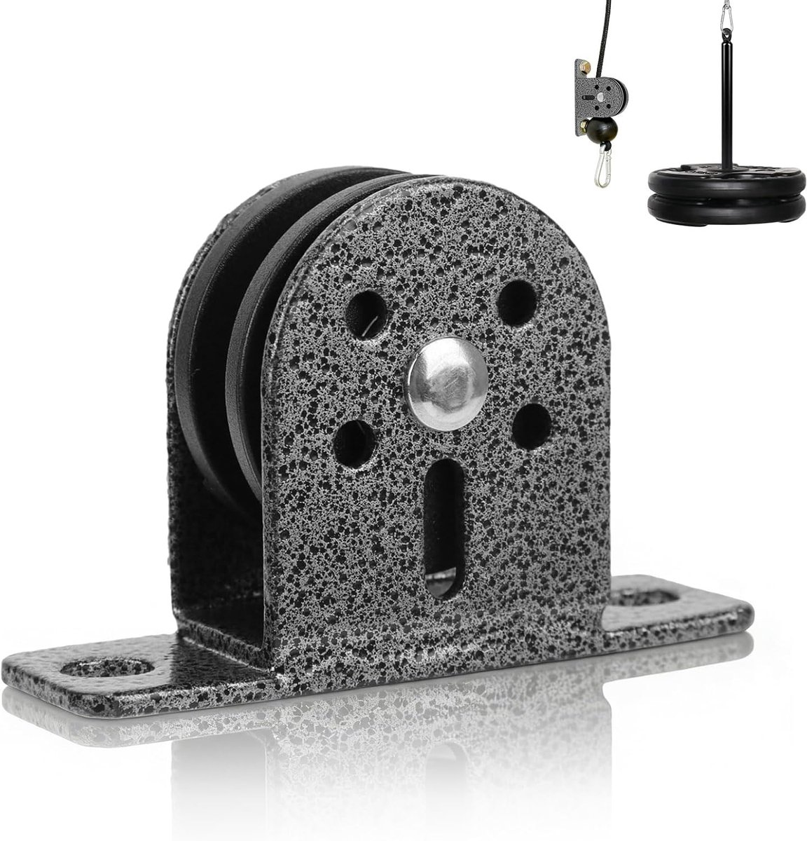 Zwaar Katrolblok - Muur Katrol - Laden Hijsen - 300 Kg Capaciteit - 100x30x65mm